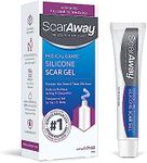 ScarAway 100% Medical-Grade Silicone Scar Gel for Face, Body, Surgical, Burn, Hypertrophic, Keloids and Acne Scar Treatment, 0.71 Ounces, (20 Grams)