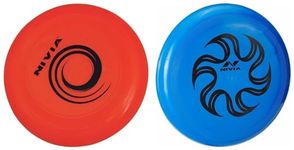 Nivia Frisbee for Outdoor Sports Games on The Beach (Red) Large Frisbee for Outdoor Sports Games on The Beach (Blue) Small