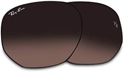 Original Hexagonal RB3548N 54M Brown Gradient Grey Replacement Lenses For Men For Women + BUNDLE with Designer iWear Eyewear Kit