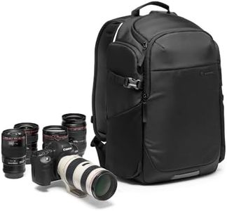 Manfrotto Advanced Befree III Professional Photography Backpack for Camera and Laptop, Bag for Reflex/Mirrorless Camera with Lenses, with Interchangeable Padded Dividers and Tripod Attachment