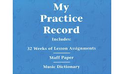 My Practice Record: Hal Leonard Student Piano Library