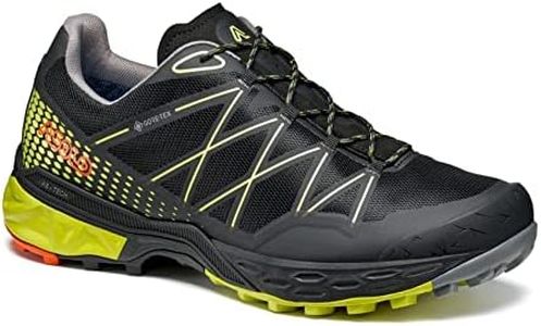 ASOLO Tahoe GTX Hiking Shoes - Men's Black/Safety Yellow 11.5