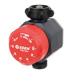 Eden 25118 1-Zone Mechanical Watering Timer, Red, Grey