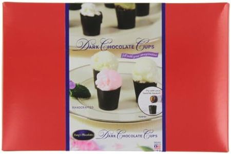 Lang’s Chocolates – Dark Chocolate Cups – Dairy-Free, Gluten-Free, Kosher and Dairy Certified – Add Mousse, Dessert, or Liqueur – Perfect for Entertaining – 64 Count