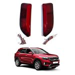 MODIFIED AUTOS Rear Tail Cabin Pillar Light Set of 2 - Red Plain Type For Kia Seltos