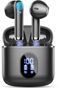 Wireless Earbuds, Bluetooth Ear Buds HiFi Stereo Headphones Bluetooth 5.4 with 4 ENC Mic, 2024 New Wireless Headphones in Ear, 30H Noise Cancelling Earphones for Android/iOS, IP7 Waterproof, USB-C
