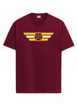 ADRO Tshirt for Men | Printed T shirt for men | 100% Cotton T-shirt |Printed T shirt | T-shirts | RN24-CAP-MR-M Maroon