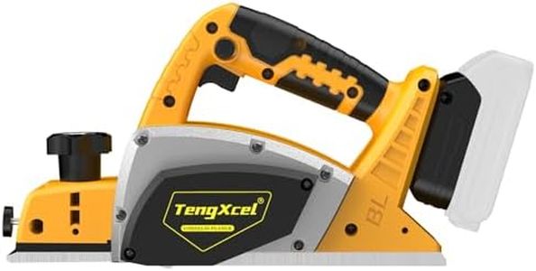 Electric Hand Planer for Dewalt 20V MAX Battery, 3-1/4 Inch Cordless Planer with Brushless Motor, 30000CPM, 2mm Cut Depth, Wood Planer for Carpentry Home DIY Woodworking(No Battery)