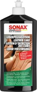 SONAX Soin du cuir (500 ml) emulsion de nettoyage et d'entretien pour tous les cuirs lisses et toutes les couleurs | Réf: 02912000-810