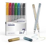 Welebar Glitter Gel Pen Set for Cricut Maker 3/Maker/Explore 3/Air 2/Air, 0.8 Tip Glitter Pen Set of 7 Pack Medium Point Pen, Writing, Drawing, Invitations, Cards