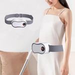 Electric Women Menstrual Pain Relief Massager Belt with LCD Display Portable Adjustment Waist Massage Belt Abdominal Slimming Belt Belly Fat Burn Massager Fascial Massage Belt (B3)