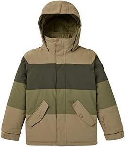 Burton Boy's Symbol Snowboard Jacket, Kelp/Forest Night/Martini Olive, 152 UK