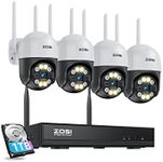 ZOSI 2K Wireless Security Camera Sy