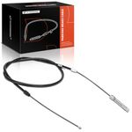 A-Premium Rear Driver Side Parking Brake Cable Assembly Compatible with Chevrolet, GMC Models: Silverado 2500 HD 2006-2009, Silverado 2500 HD Classic 2007-2007, Sierra 2500 HD Classic, Sierra 2500 HD