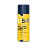 OB41 High Performance Silicone Spray Lubricant 200ml - High Resistance to Temperatures - Water Resistant - Protects against corrosion and Oxidation