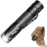 GEARLITE Torches LED Super Bright Rechargeable, LED Torch Rechargeable with 3 Lighting Modes, Long Battery Life, Waterproof Pocket Flashlight for Power Cuts, Emergency, Camping, Hiking, Outdoor