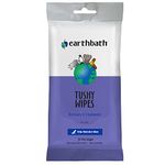 earthbath Tushy Wipes - Gentle Pet Wipes for Paws and Butt, Moisturizes Skin & Coat, Deodorizes, Freshens and Neutralizes Odors, with Rosemary & Chamomile Extracts - 30 Wipes (1 Pack)