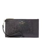 Kate Spade Wallet for Women Madison Large Slim Bifold Wallet (Black)