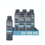 Dove Men+Care Classic Antiperspirant Deodorant Aerosol deodorant spray with ¼ moisturising cream for 48h sweat & odour protection 6x 150 ml