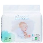 Eco Boom Bamboo Baby Diaper - Disposable Size Large (4L) Nappies 30 pcs, 20-31lbs