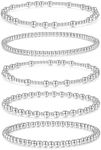 Badu Silver Beaded Bracelets for Wo