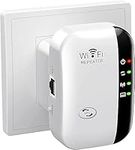 WiFi Extender, WiFi Signal Booster Up to 5000sq.ft and 50 Devices, WiFi Range Extender, Wireless Internet Repeater, Long Range Amplifier with Ethernet Port, 1-Tap Setup, Access Point, Alexa Compatible