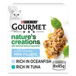 GOURMET Nature's Creations Fish Wet Cat Food 8x85g