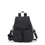 Kipling FIREFLY UP Small backpack (convertible to shoulderbag), Black Noir (Black)