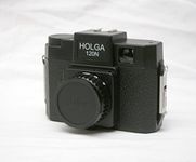 Holga 120N Medium Format Film Camera Plastic Lens Black Body