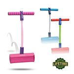 New Bounce Foam Pogo Stick Jumper For Kids |100% Safe, Bouncy Toy For Toddlers|Fun Foam Hopper For Children|Squeaks With Each Hop|Great Gift For Girls And Boys (Pink)