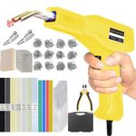 150W Plastic Welder,2 in1 Plastic Welding Kit,Plastic Welder Gun Soldering Kit,Hot Stapler Plastic Welding Car Bumper Repair Kit,64pcs Plastic Welding Rods,800pcs Staples for Plastic Crack Repair