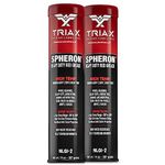 TRIAX Spheron Grease, Super Heavy Duty, Red, Very High Temp up to 204°C, Ultra Tacky, Extreme Pressure, Virtually Waterproof; for Fifth Wheel, Joints, Pivots, Wheel Bearings, and Chassis