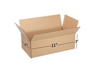 Box Brother 3 Ply Brown Corrugated Box_Packing Box Size: 11X6X5 Length 11 Inch Width 6 Inch Height 5 Inch Shipping Box Courier Box (Pack Of 60)