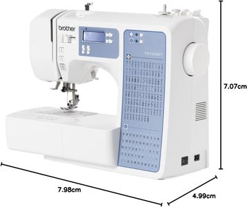 Brother FS100WT Embroidery Sewing Machine – Computerized, 100 Stitches