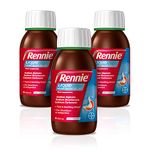 Rennie Liquid Antacid, Fast and Effective Heartburn Relief and Indigestion Relief for Acid Reflux, 250 ml, 1 Pack of 3