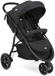 Joie Litetrax 3 2in1 3-Wheel Stroller/Pushchair (Birth to Approx. 3 Years, 0-15kg) - Coal