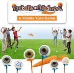 for Outdoor Family Games: Eyeballs of Madness | 2-6 Players | Yard Games | Lawn Games | Outside Games for Adults and family | Funny Gag Gifts | Outdoor Party Games | “Like Horseshoes with Strategy”