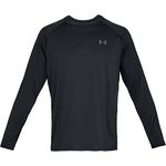 Under Armour Men's Tech 2.0 Long Sleeve T-Shirt , Black (001)/Graphite , Medium