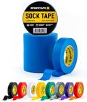 SPORTTAPE 6 Rolls Sock Tape - Blue 