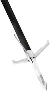 GRIM REAPER 1824 Razorcut SS Whitetail Special 2" Cut 3 Blade 100 Grain Broadheads – Durable Stainless Steel Arrowheads for Hunting and Crossbows