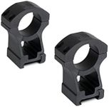 Monstrum High Profile Picatinny Scope Rings with See-Through Base | 1 Inch Diameter