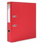 FIS Pack of 50 Pieces PP Lever Arch Box File Red