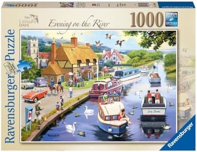 Ravensburger - Leisure Days No7 Evening on River 1000 Pieces