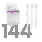 Kashi Scientific 5mL Pipette Tips, Universal Non-Filter Pipette Tips 5 mL, Sterile Pipette Tips with Clear Graduation, 5000uL Pipet Tips, Low Binding, DNase RNase Free, 6 Racks of 24 Tips, 144 Tips