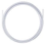 Ultra-Smooth PTFE Teflon Tubing 1.2m, 2.5mm ID×4mm OD Low Friction PTFE Tube Fits Direct Drive Extruder 3D Printer, For Bambu Lab A1/A1 mini/P1P/P1S/X1C For Creality K1/K1 Max/Ender 3 V3 (Translucent)