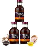 Stokes Original BBQ Sauce 3PK, Rich & Smoky Barbecue Sauce, Perfect As A Sauce Or Dip, Award Winning Original Barbecue Sauce Marinade, Thick & Sweet BBQ Sauce Made With Honey, 315g Glass Bottle