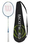 Wilson Champ Badminton Racket & Racketworld Premium Badminton Carry Case