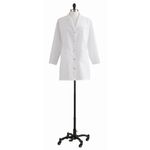 Medline Industries Healthcare MDT11WHT16E Ladies Staff Length Lab Coat, Size 16, White