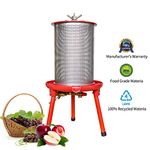 Hydropress Press Fruit and Wine Press for Cider Press Wine Making Apple Press Pear Press Honeycomb Press (20L)