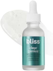 Bliss Clear Genius Clarifying Overnight Liquid Peel - 1 Fl Oz - Clear Pores & Exfoliate Skin - Non-Irritating - Clean - Vegan & Cruelty-Free